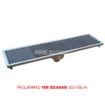 Paslanmaz Yer Izgarası 30x118x14