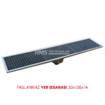 Paslanmaz Yer Izgarası 30x138x14