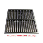 Özel Üretim Paslanmaz Yer Izgaraları Alttan Çıkışlı - Görsel 2