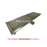 Paslanmaz Yer Izgarası 30x118x14